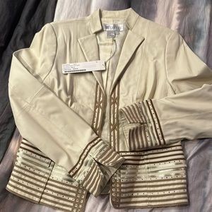 New with Tags Worth Leather Jacket size 8